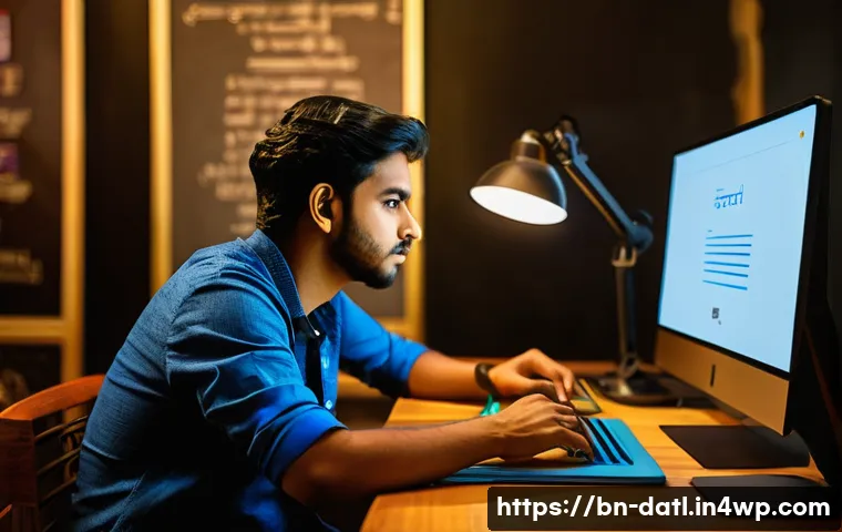 디지털 제작자 운동의 성과 측정 방법 - A vibrant digital content creator workspace featuring a young Bengali man thoughtfully analyzing use...