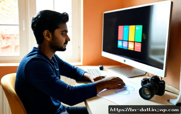 Home 17 디지털 제작자 운동의 프리랜서 트렌드 - Photorealistic lifestyle scene of a young Bengali freelance digital creator working at a clean home ...